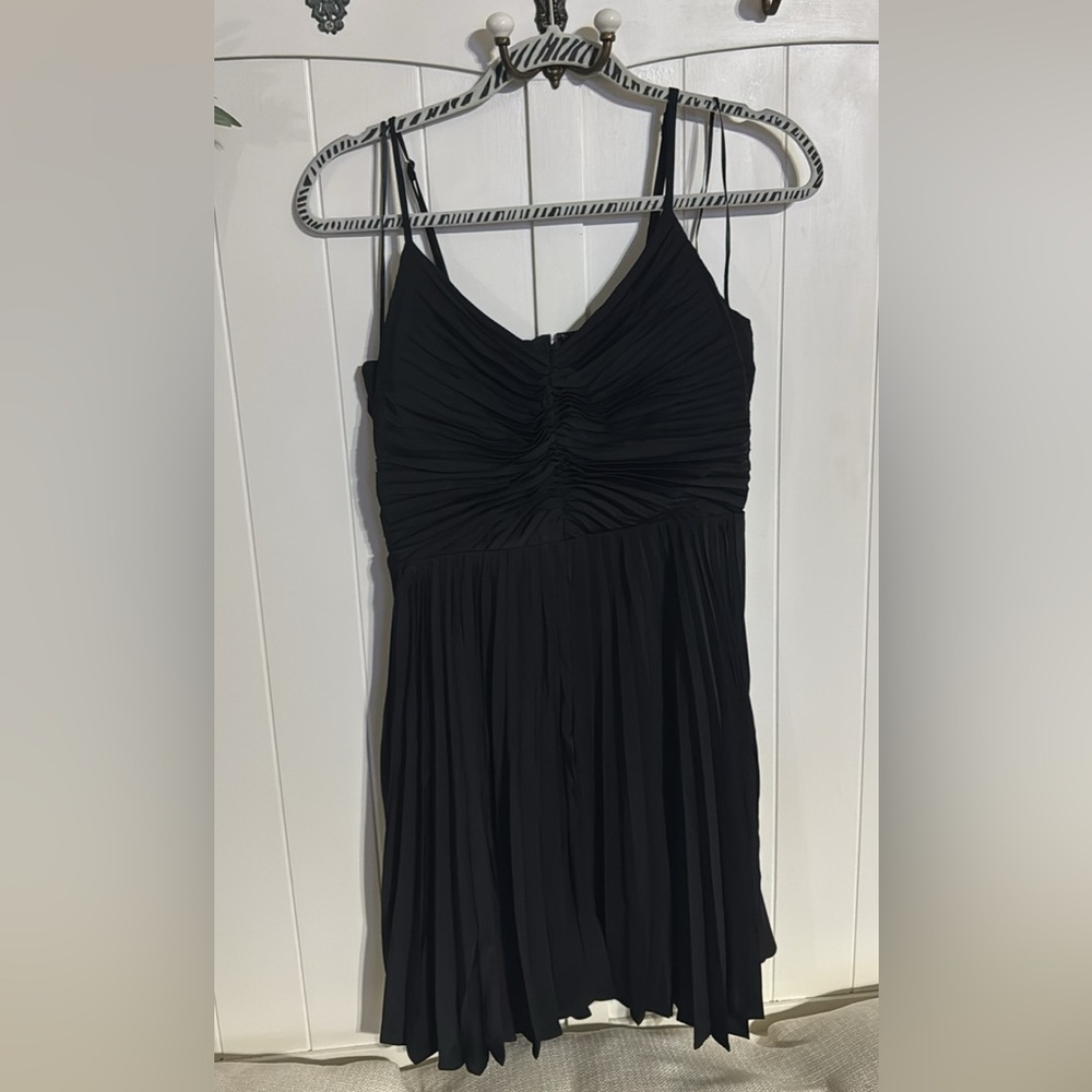 Express Black Chemise with Ruched Bust